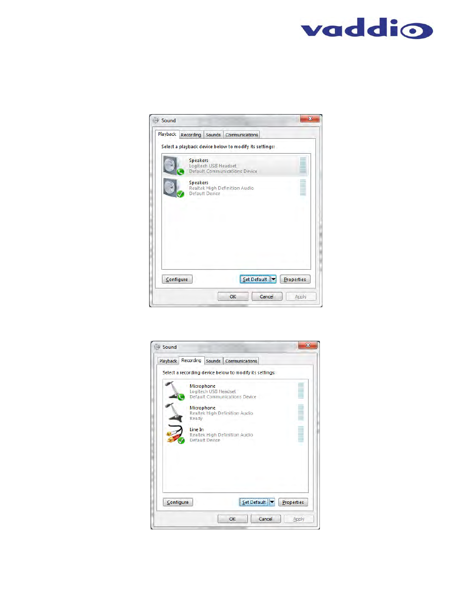 Vaddio EasyTalk Solutions Manual User Manual | Page 33 / 48