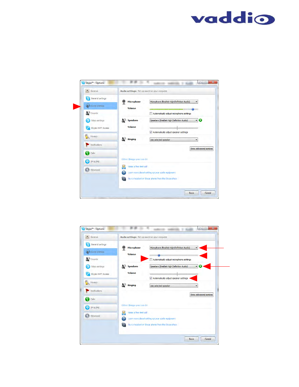 Vaddio EasyTalk Solutions Manual User Manual | Page 36 / 48