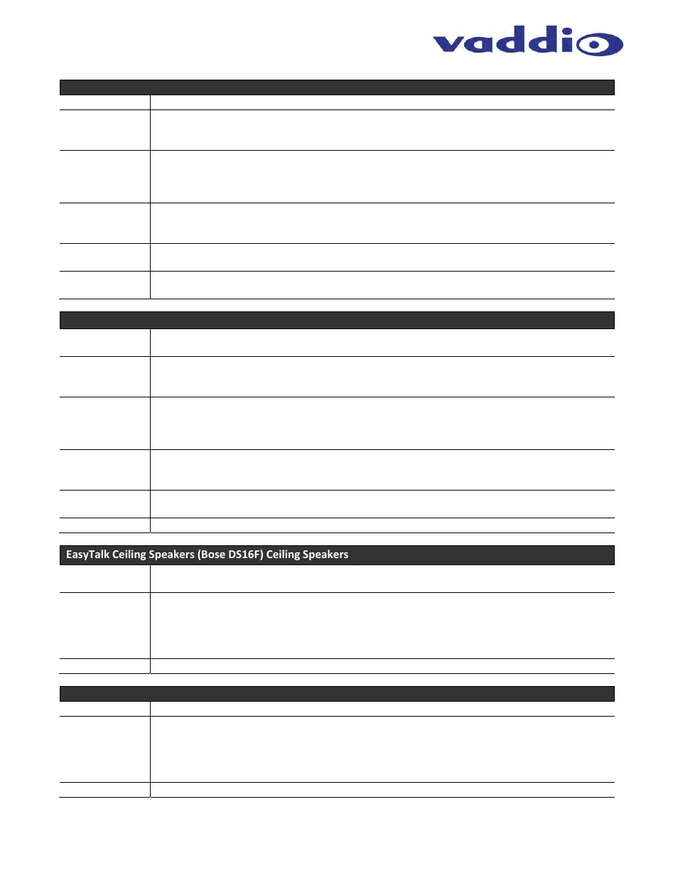 Vaddio EasyTalk Solutions Manual User Manual | Page 43 / 48