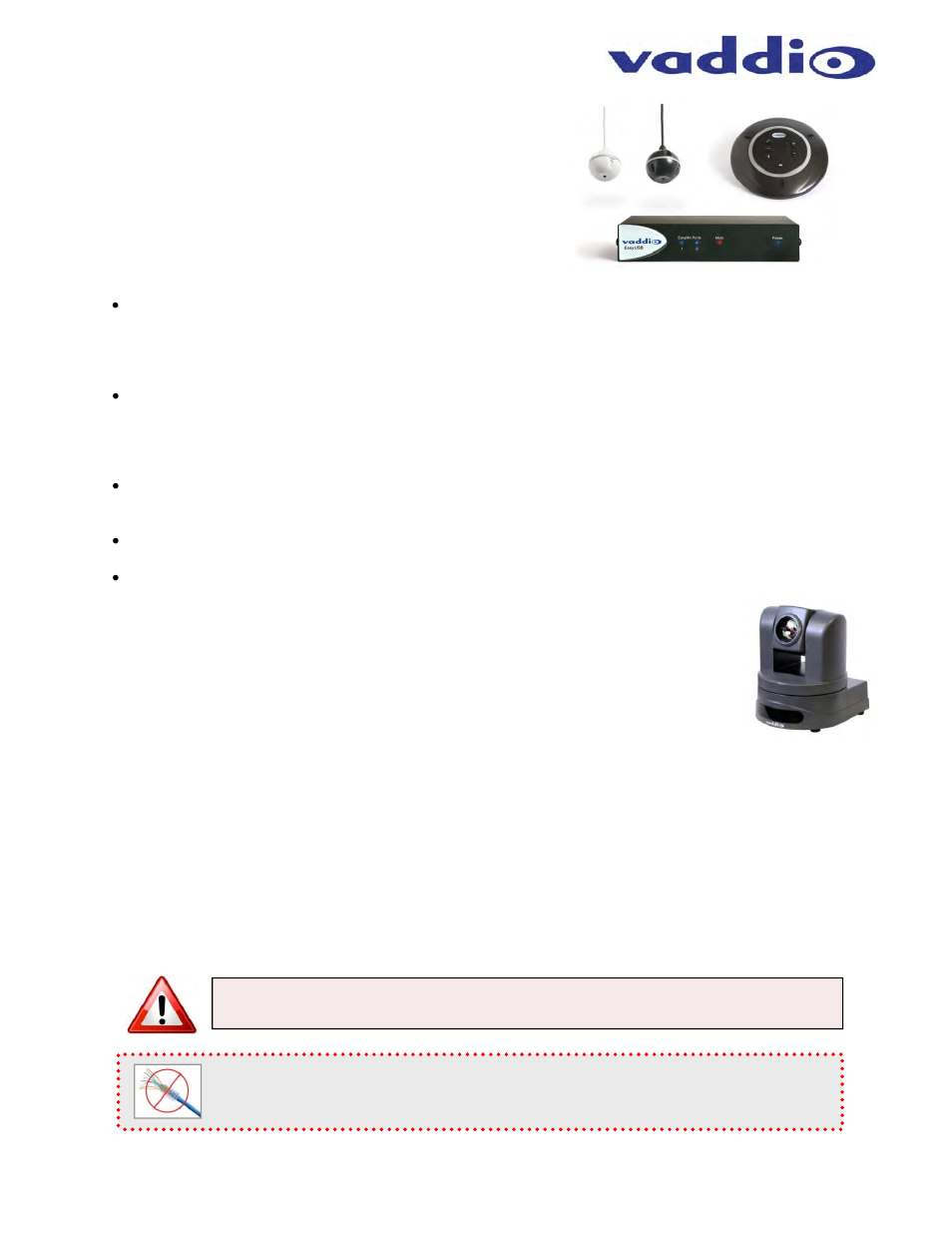 Overview | Vaddio EasyTalk Solutions Manual User Manual | Page 5 / 48