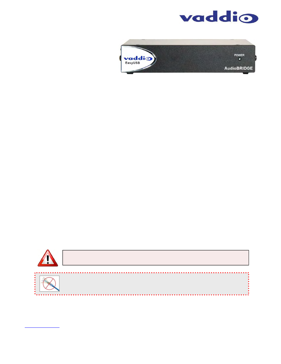 Overview | Vaddio EasyUSB AudioBRIDGE User Manual | Page 3 / 16