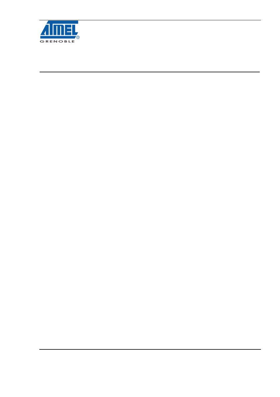 Atmel CAMELIACOL 2.5M User Manual | 12 pages