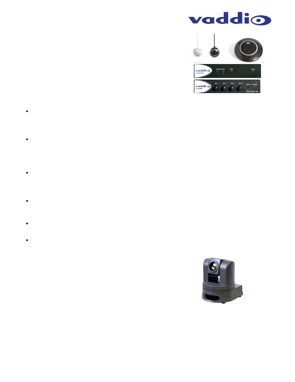 Vaddio EasyUSB PRO MIC I/O User Manual | Page 4 / 16