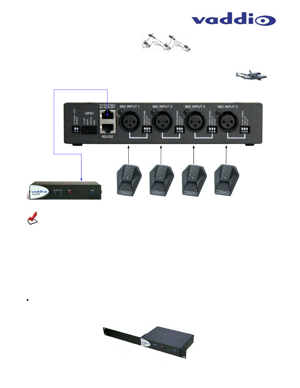 Vaddio EasyUSB PRO MIC I/O User Manual | Page 8 / 16