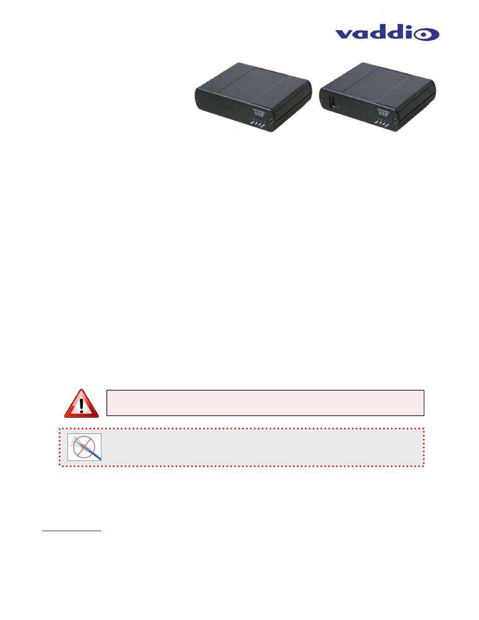 Vaddio Extreme USB Extenders User Manual | Page 3 / 16