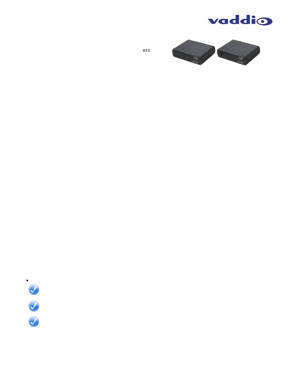 Vaddio Extreme USB Extenders User Manual | Page 7 / 16