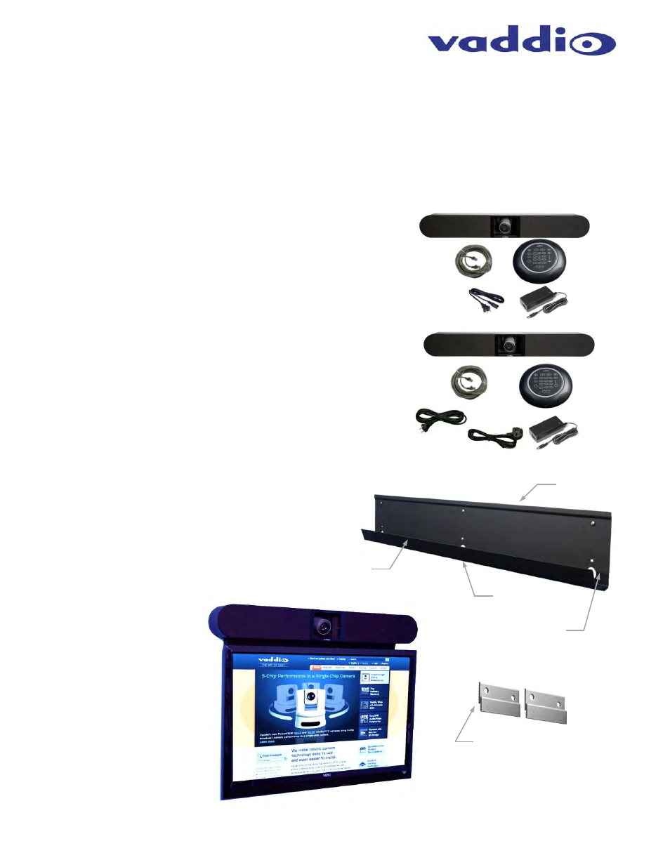 Unpacking, Groupstation options/accessories | Vaddio GroupSTATION User Manual | Page 5 / 40