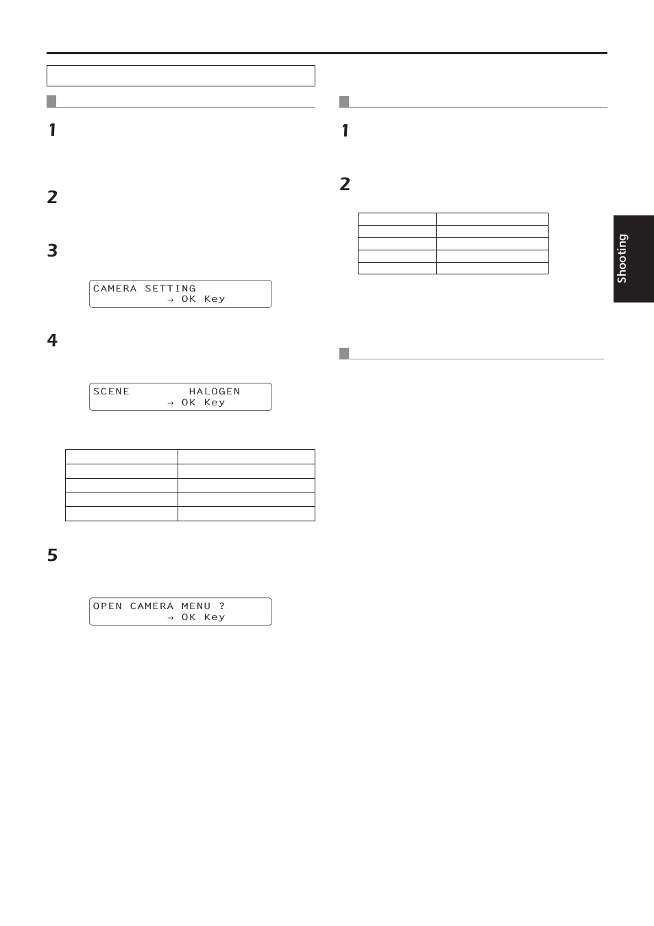 Selecting the shooting modes (scene files) | Vaddio HE120 Operating Instructions User Manual | Page 11 / 100