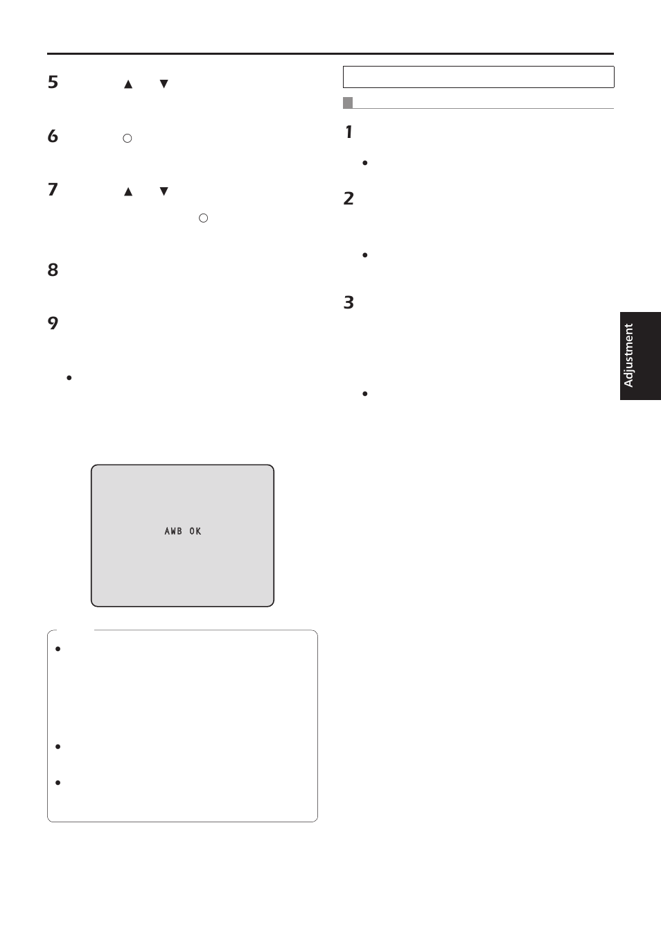 White balance adjustment | Vaddio HE120 Operating Instructions User Manual | Page 23 / 100