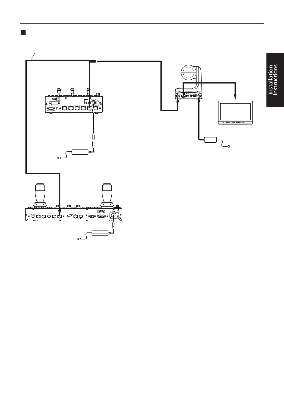 Connections | Vaddio HE120 Operating Instructions User Manual | Page 19 / 52