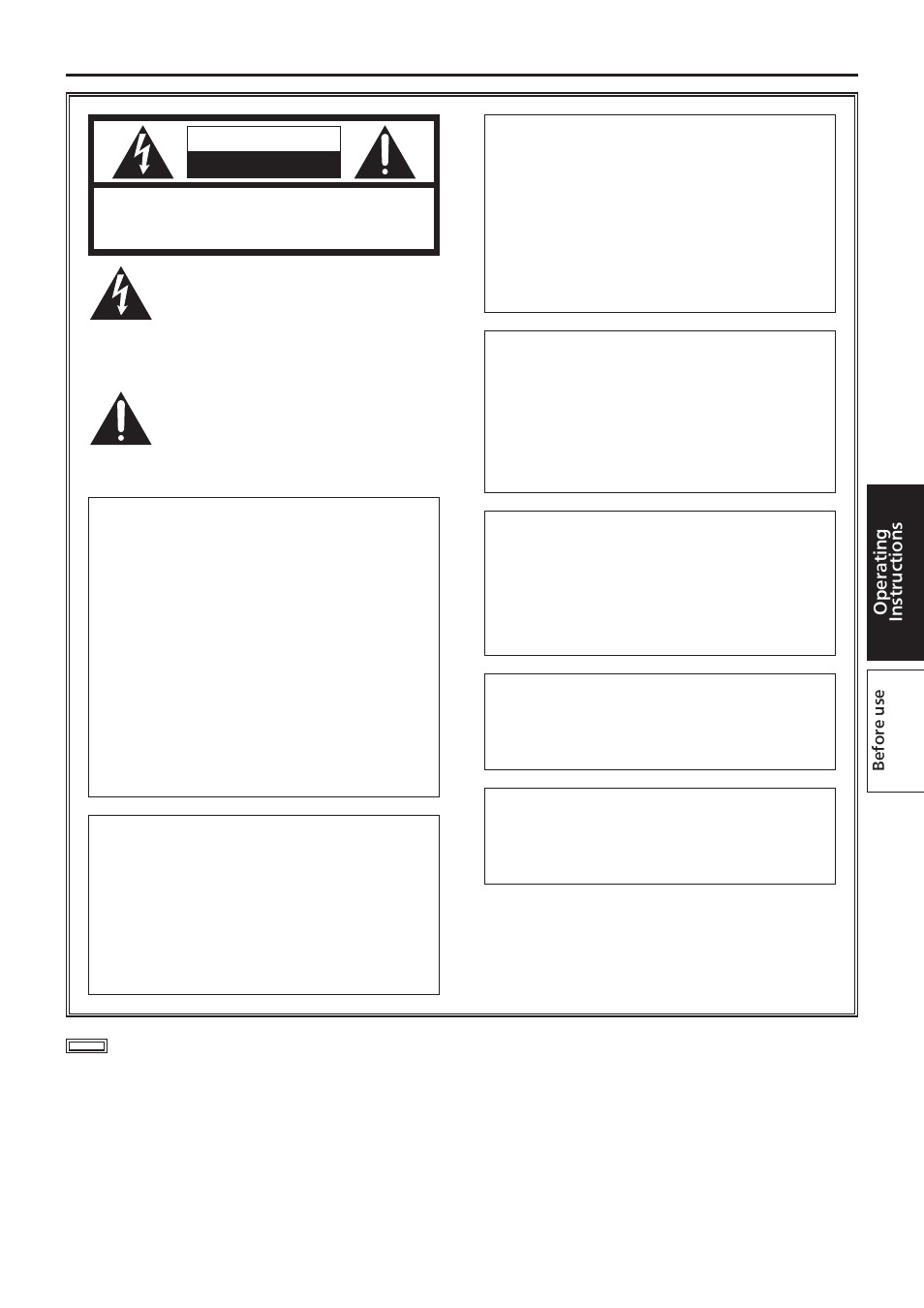 Read this first, Warning, Caution | Vaddio HE120 Operating Instructions User Manual | Page 23 / 52