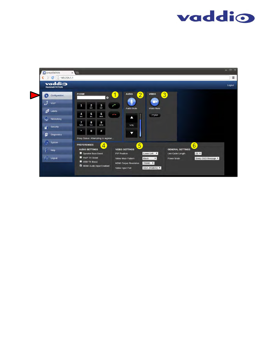 Vaddio HuddleSTATION User Manual | Page 22 / 44