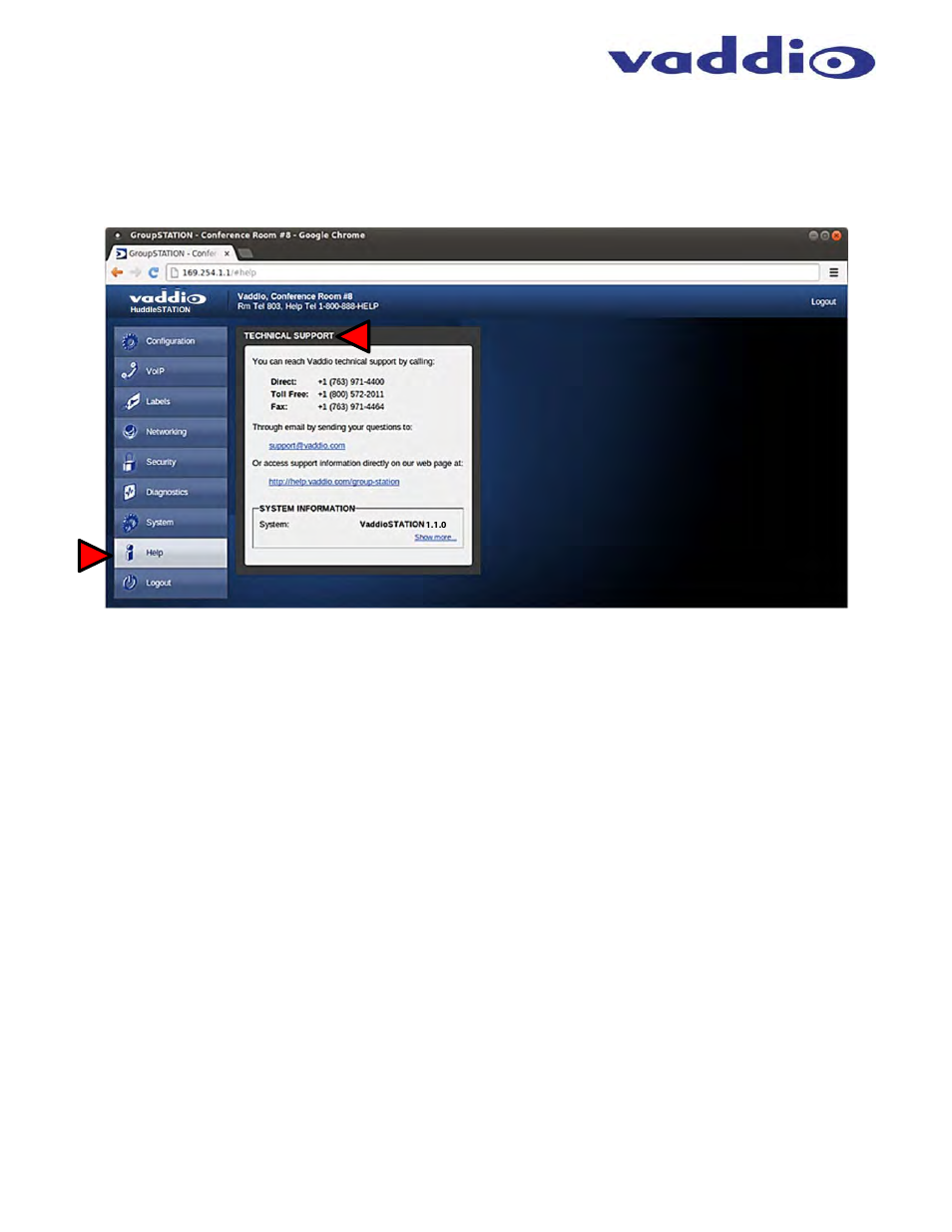 Vaddio HuddleSTATION User Manual | Page 29 / 44