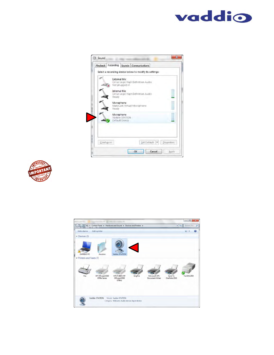 Vaddio HuddleSTATION User Manual | Page 35 / 44
