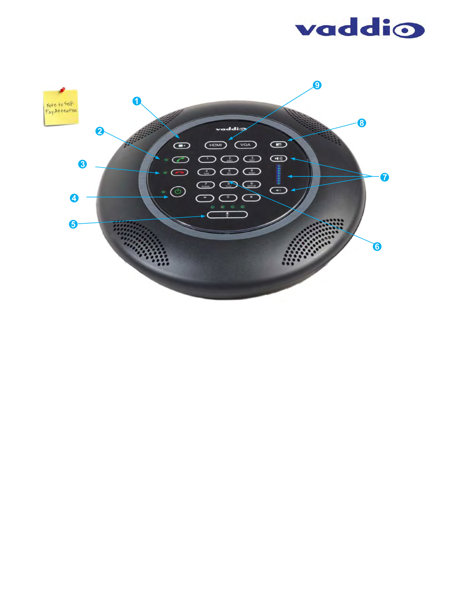 Vaddio HuddleSTATION User Manual | Page 9 / 44