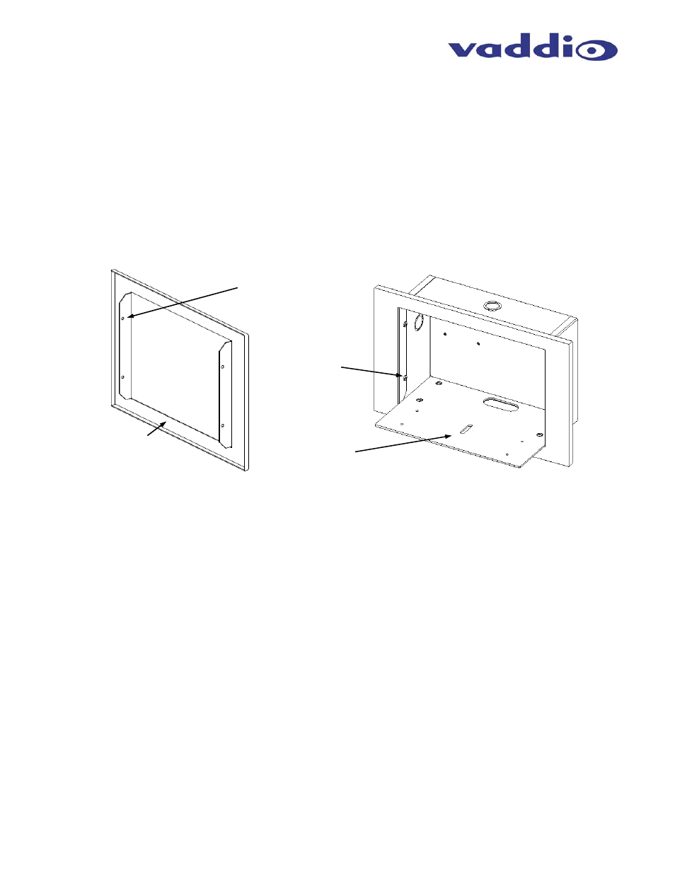 Vaddio IN-Wall Enclosure for Sony BRC-Z330 User Manual | Page 3 / 4