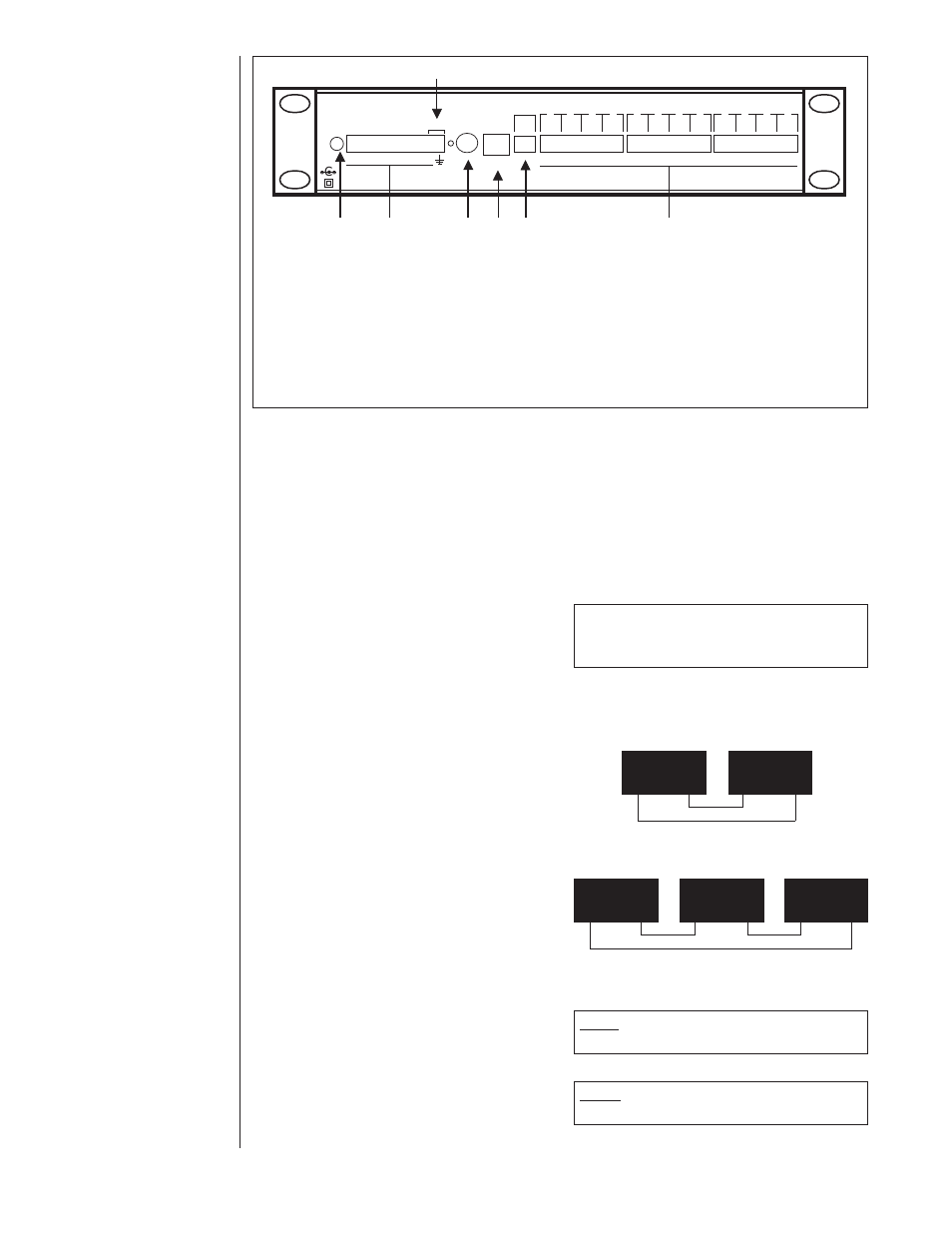 Micview back panel, Setting up the micview, Master slave | Master slave slave | Vaddio MicVIEW User Manual | Page 2 / 6