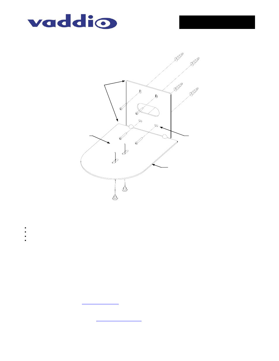 Vaddio Model HD7V User Manual | 1 page