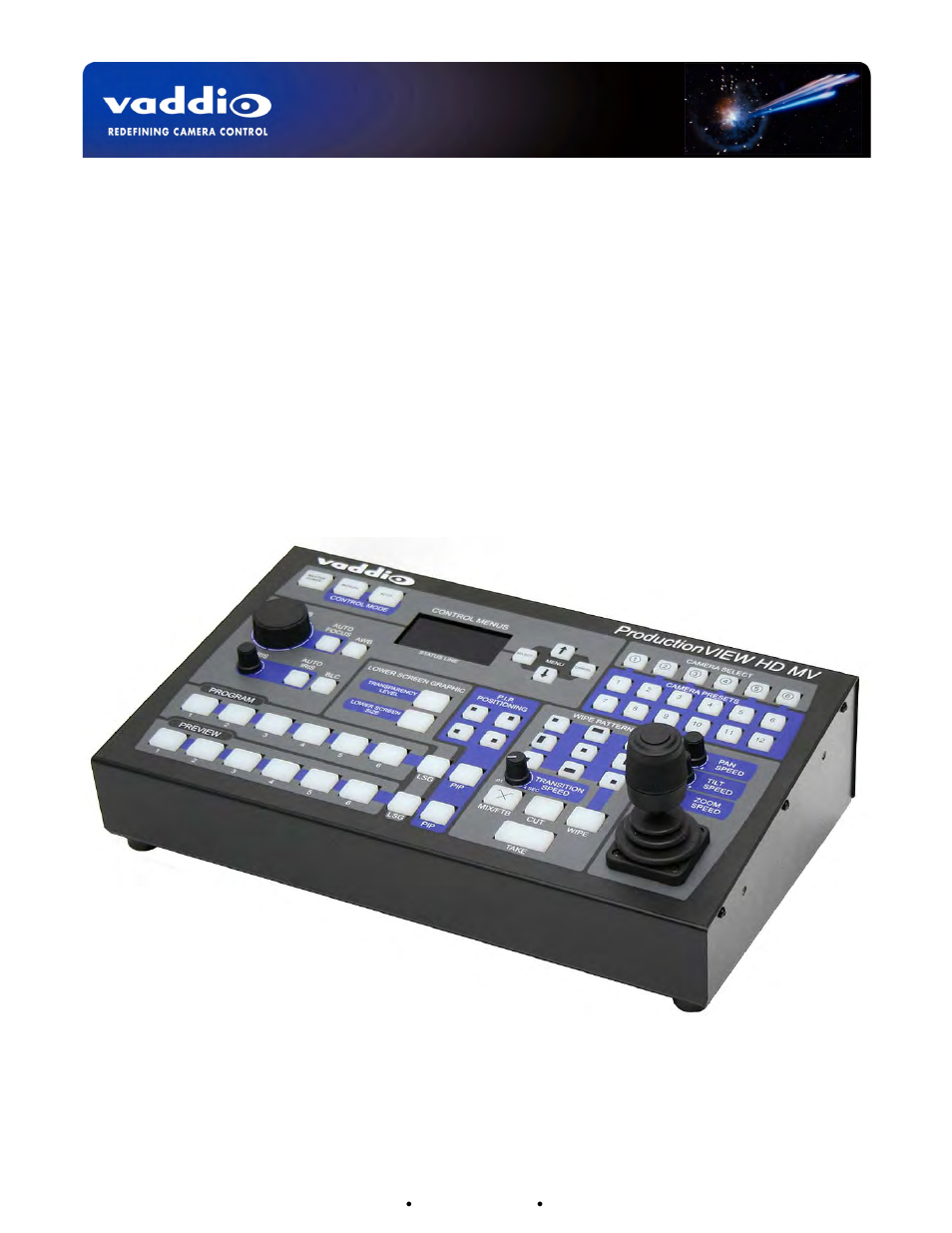 Vaddio ProductionVIEW HD MV User Manual | 36 pages