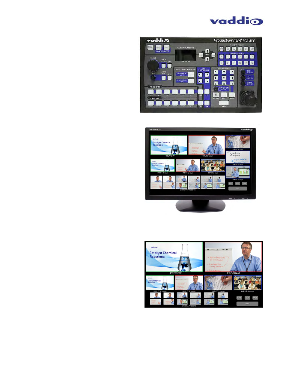 Vaddio ProductionVIEW HD MV User Manual | Page 3 / 36