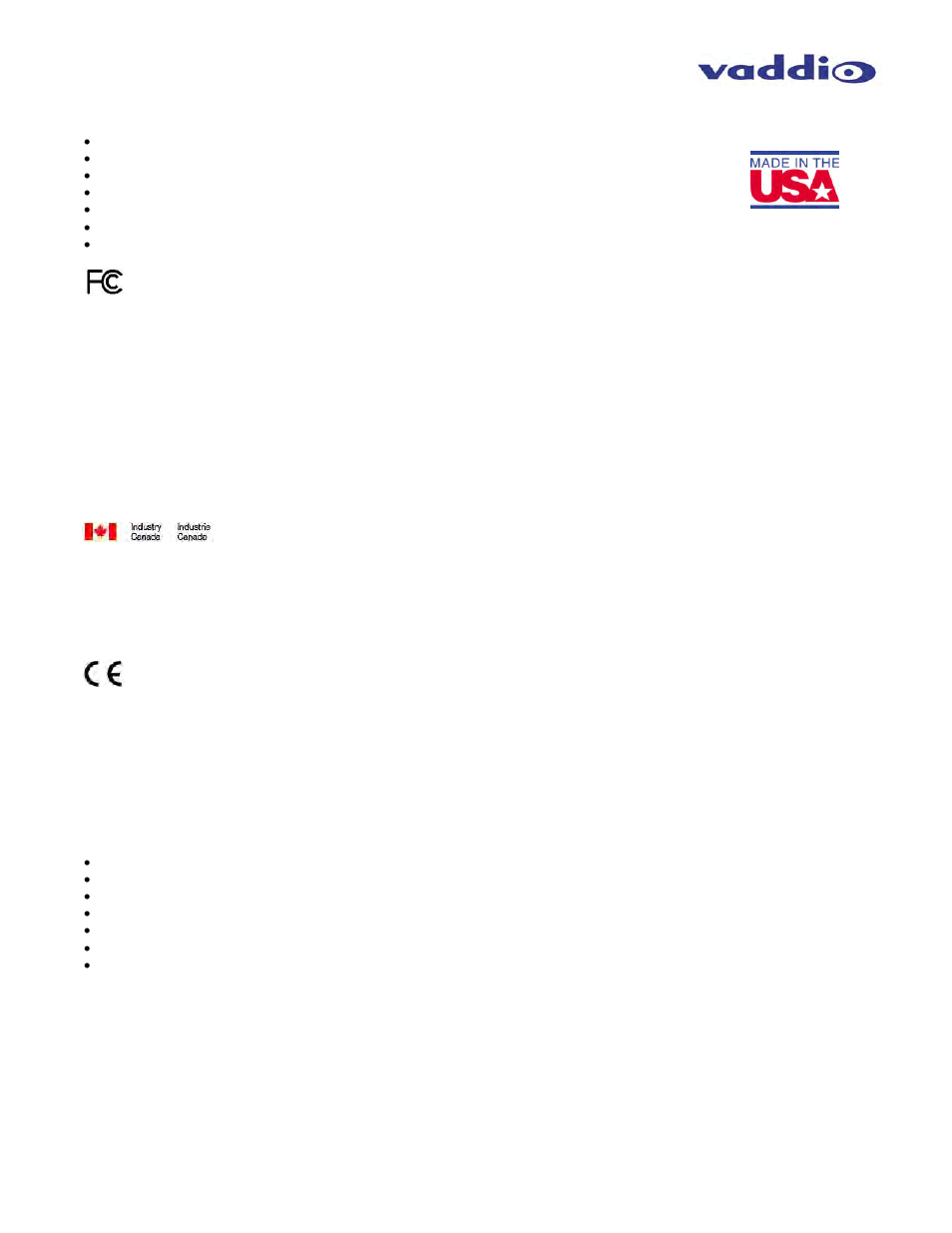 Vaddio ProductionVIEW HD MV User Manual | Page 31 / 36