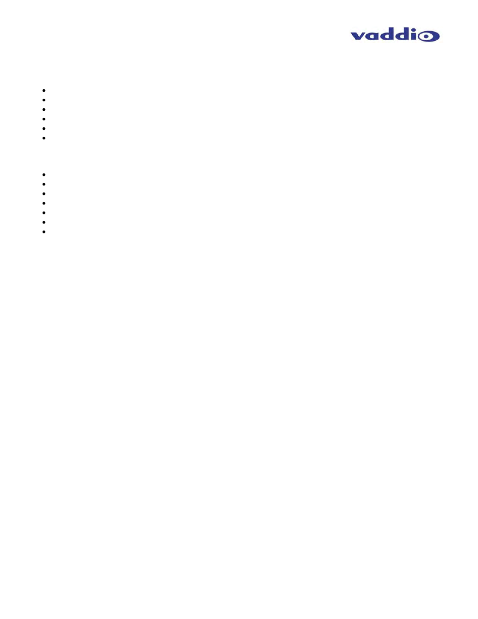 Vaddio ProductionVIEW HD MV User Manual | Page 7 / 36