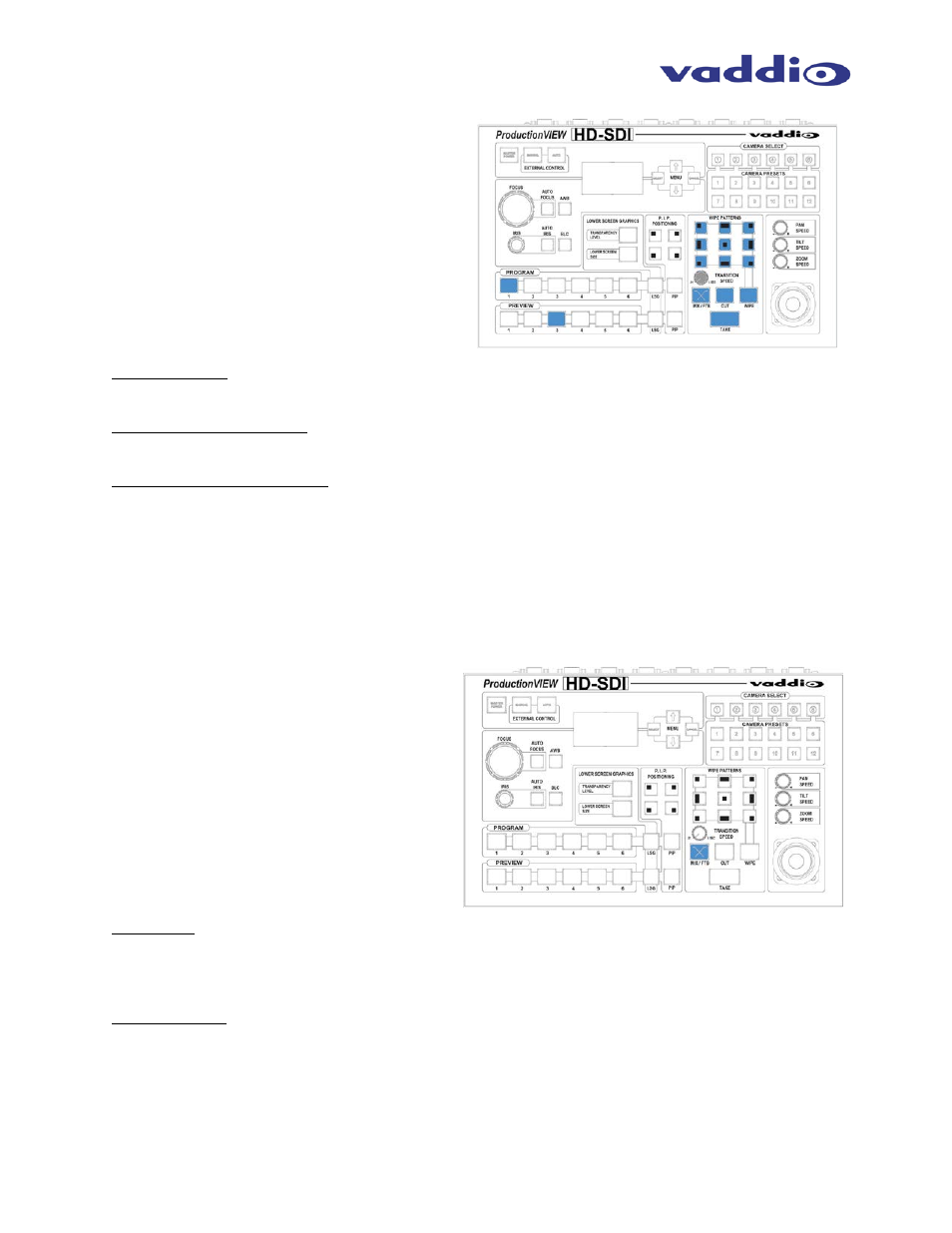 Vaddio ProductionVIEW HD-SDI User Manual | Page 10 / 22