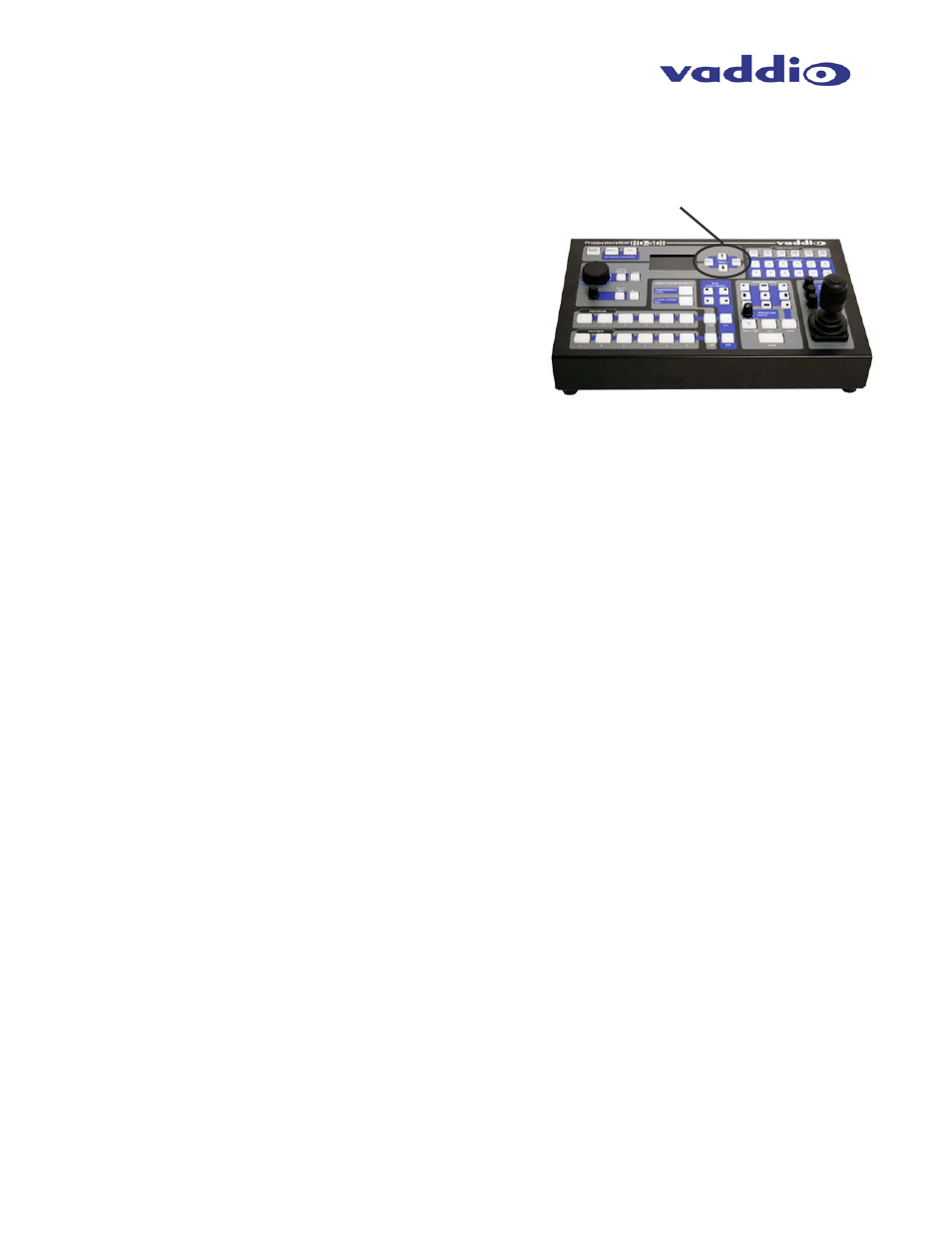 Vaddio ProductionVIEW HD-SDI User Manual | Page 13 / 22