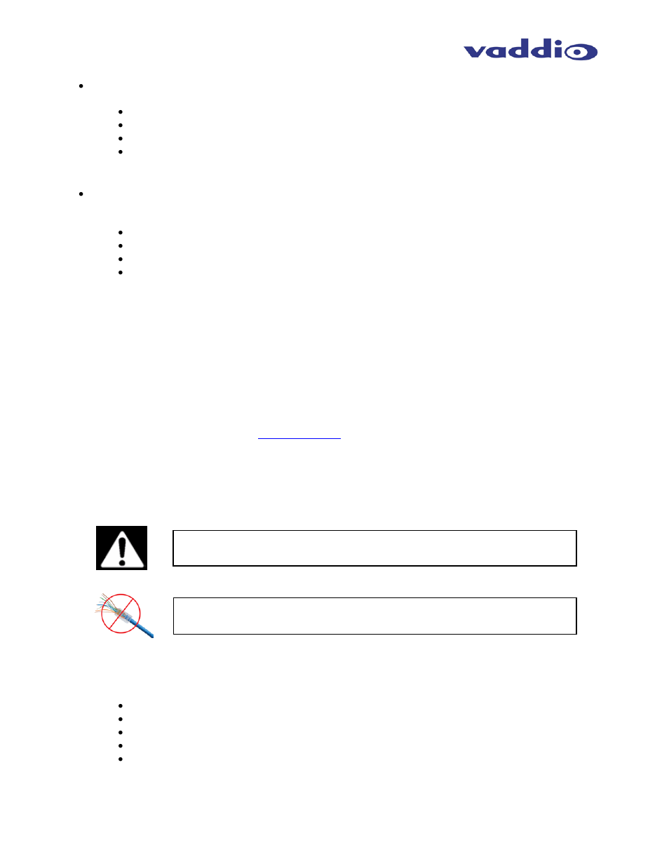 Vaddio ProductionVIEW HD-SDI User Manual | Page 3 / 22