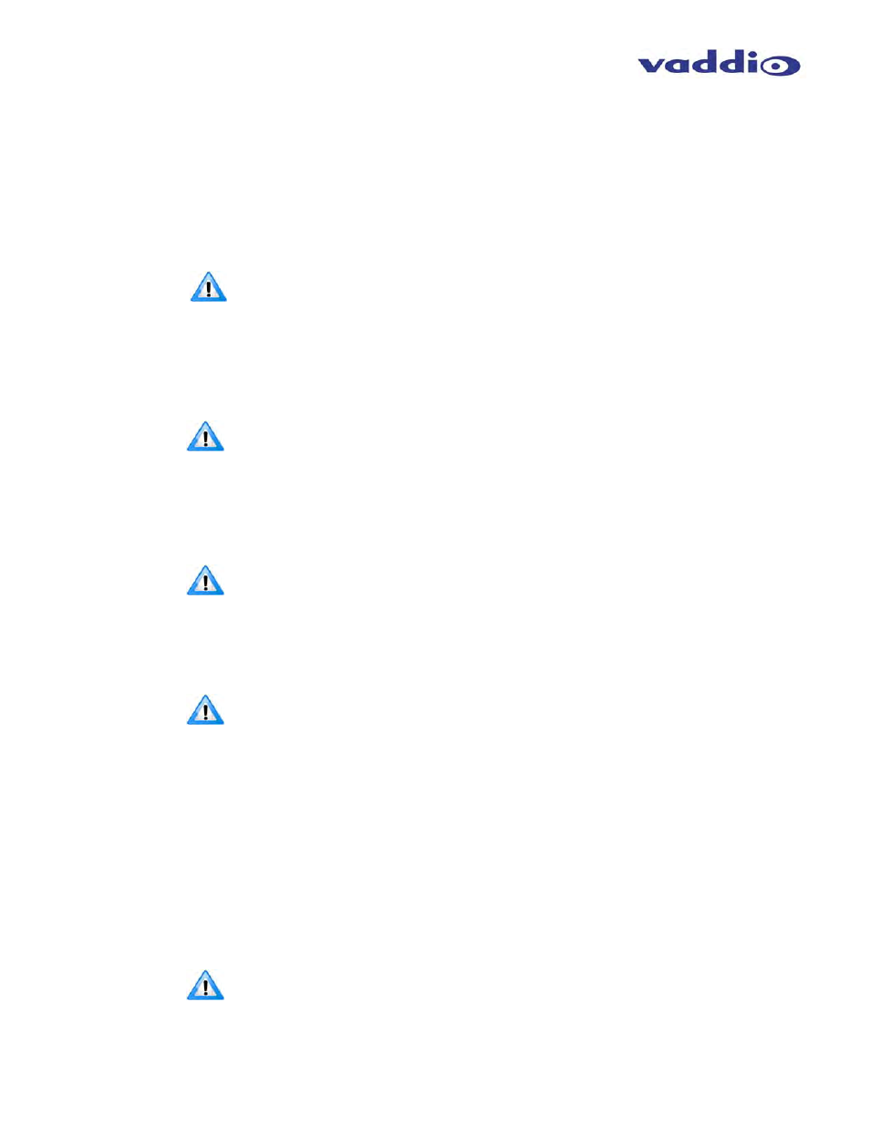 Vaddio ProductionVIEW HD-SDI MV User Manual | Page 24 / 36