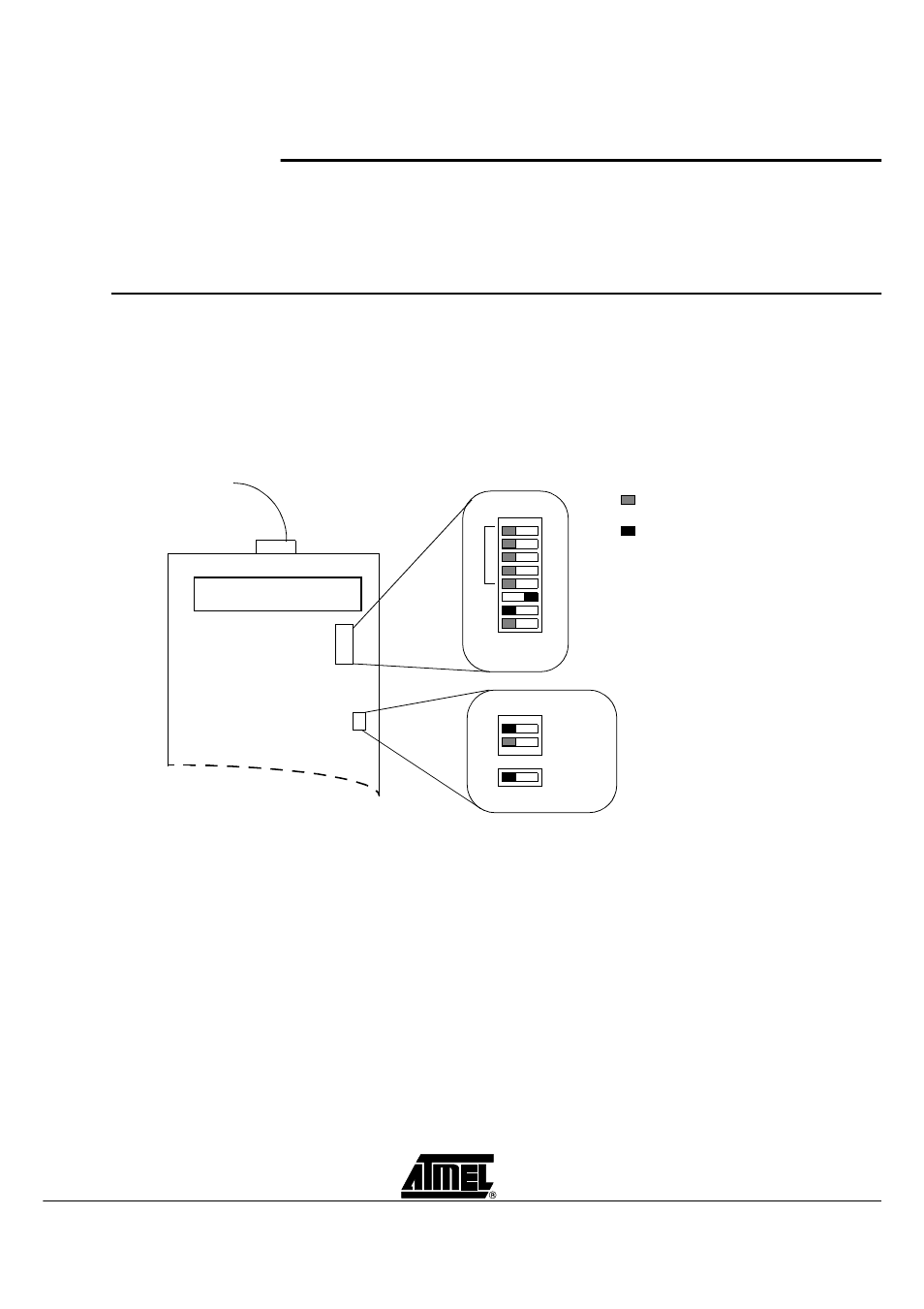 Operation mode, 1 flash products, 1 switch configuration | 2 running isp, Section 3 operation mode -10, Flash products -10, Switch configuration -10, Running isp -10 | Atmel C51 User Manual | Page 13 / 27