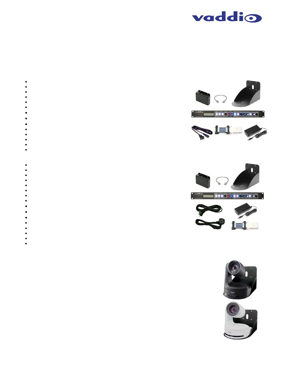 Unpacking | Vaddio WallVIEW CCU Kit for AW HE-120 User Manual | Page 4 / 16