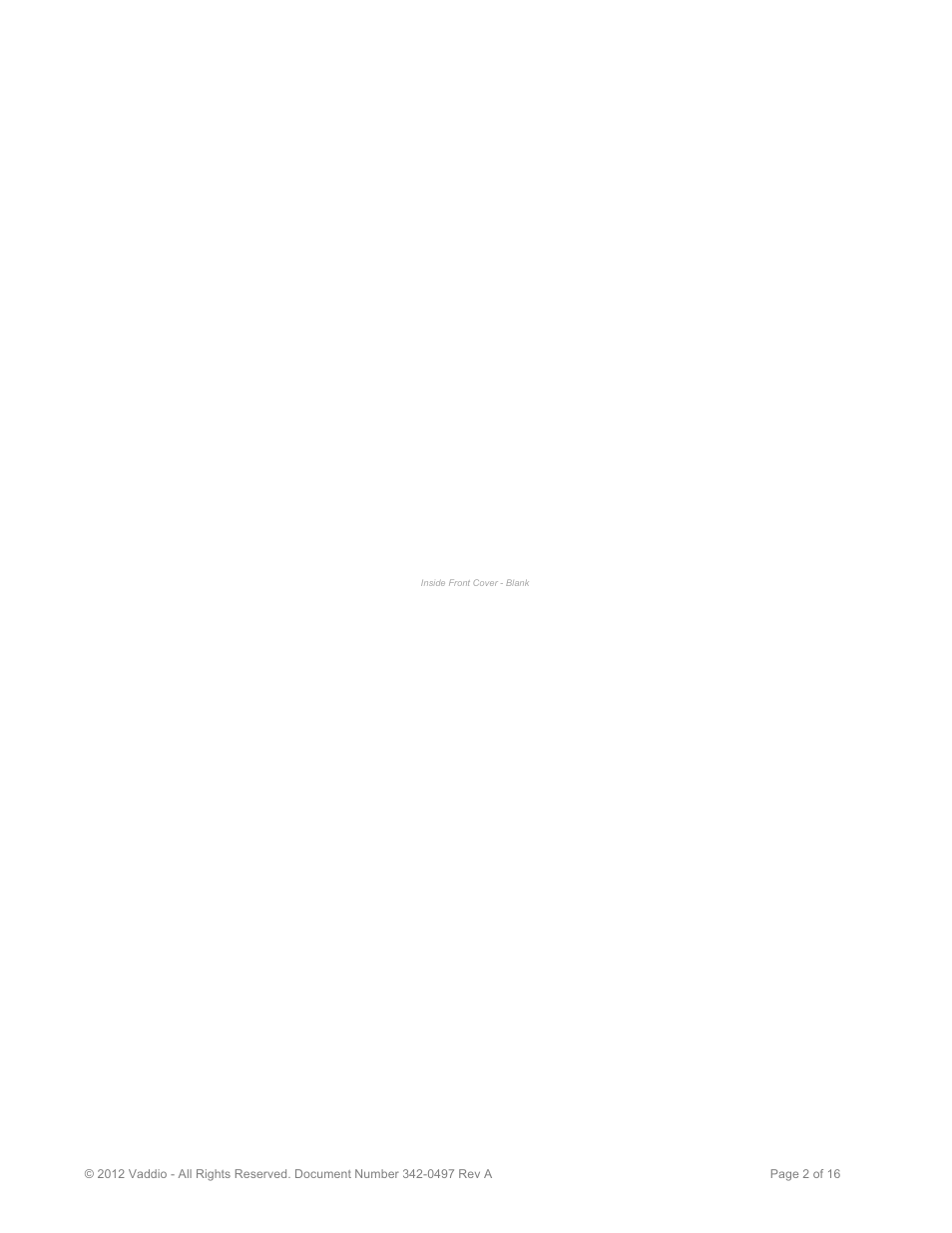 Vaddio Quick-Connect PRO and WallVIEW PRO for AW HE120 User Manual | Page 2 / 16