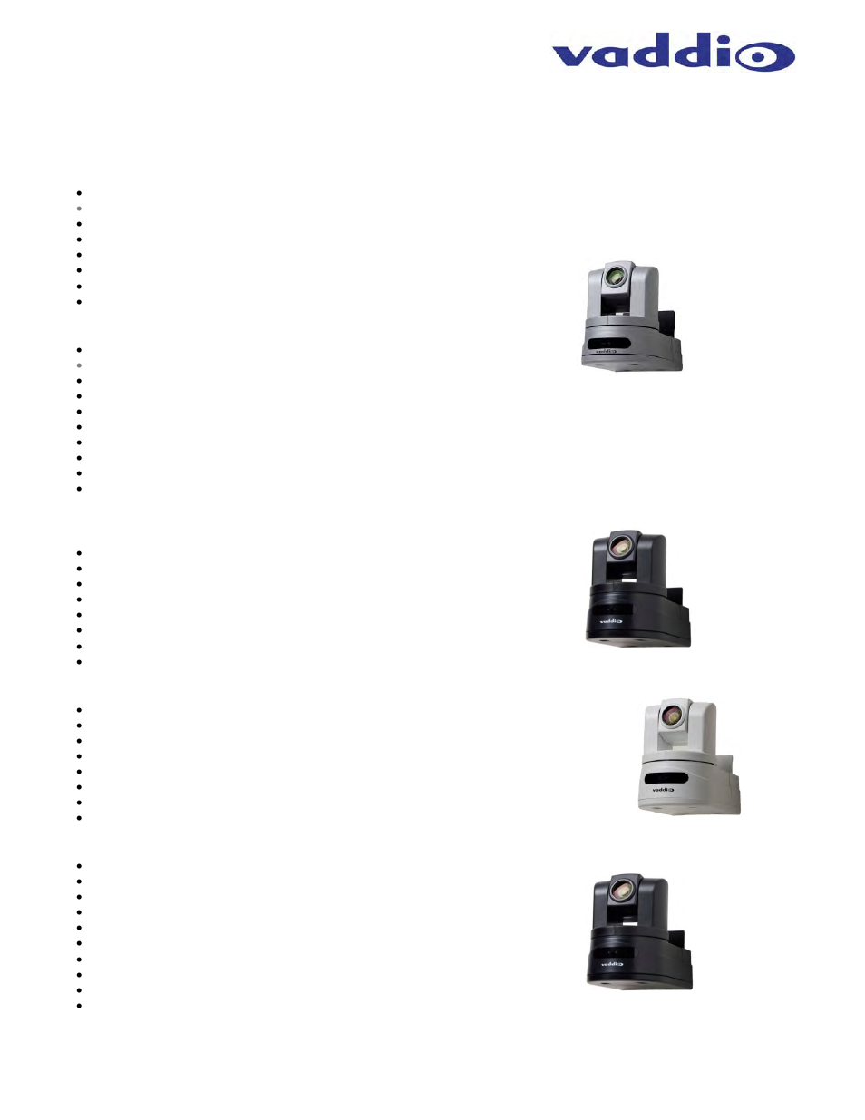 Unpacking | Vaddio Quick-Connect Universal CAT-5 User Manual | Page 5 / 20