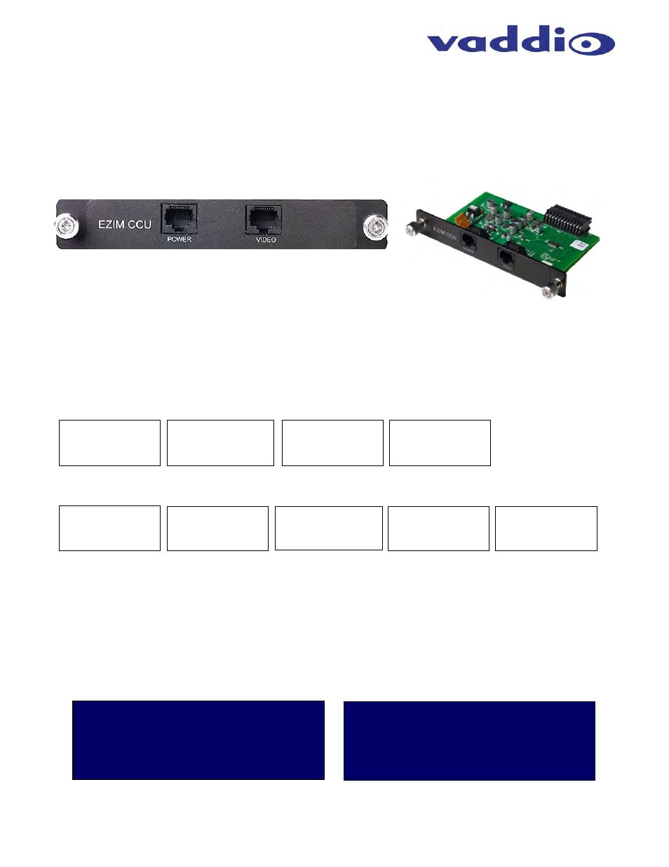 Vaddio Quick-Connect Universal CAT-5 User Manual | Page 9 / 20