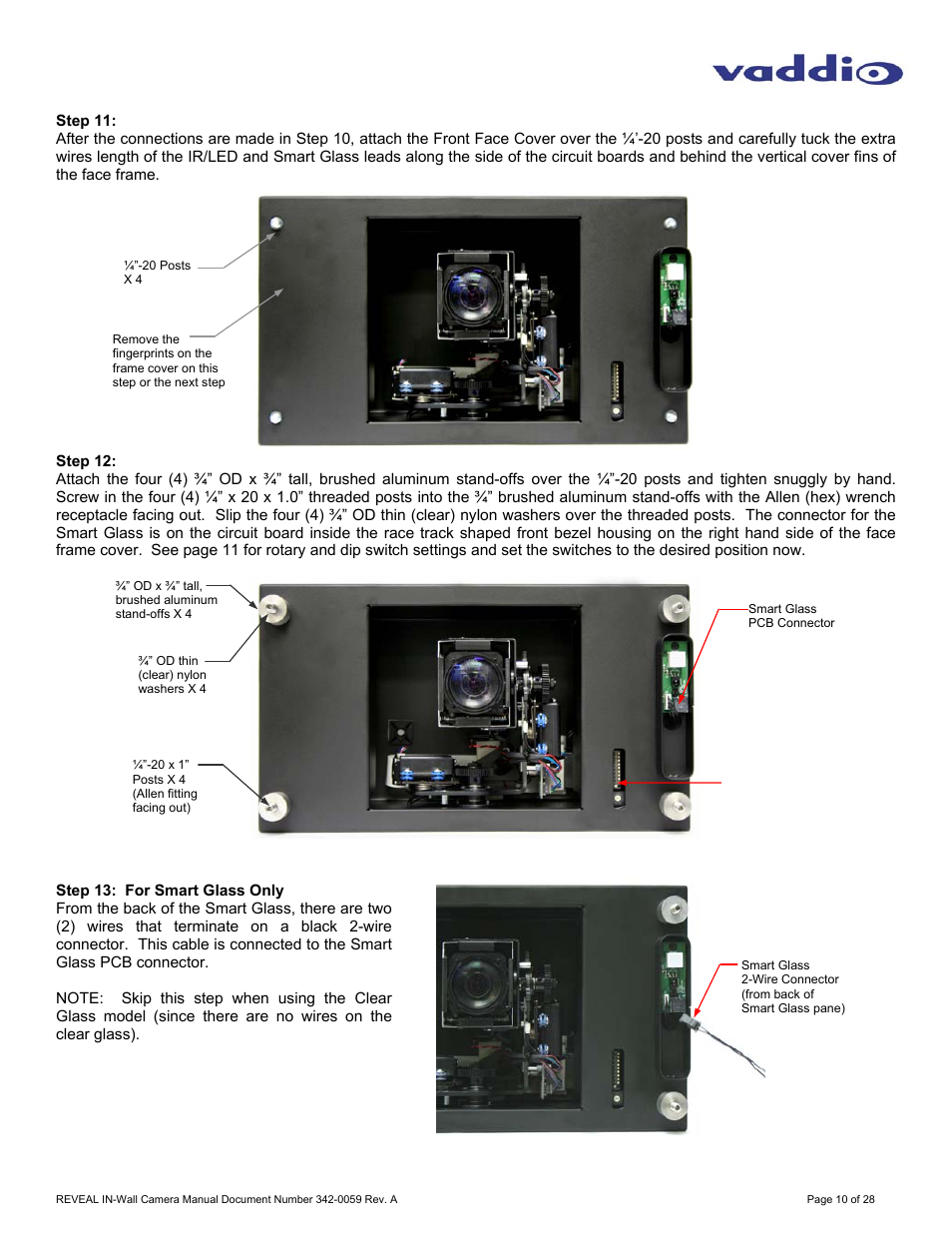 Vaddio REVEAL User Manual | Page 10 / 28