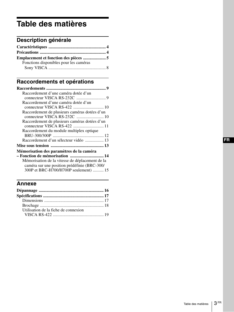 Vaddio Sony RMBR-300 Tech User Manual | Page 21 / 76