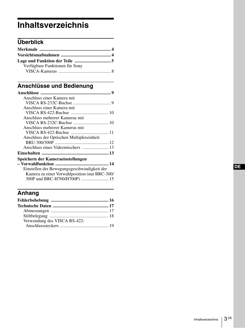 Vaddio Sony RMBR-300 Tech User Manual | Page 57 / 76