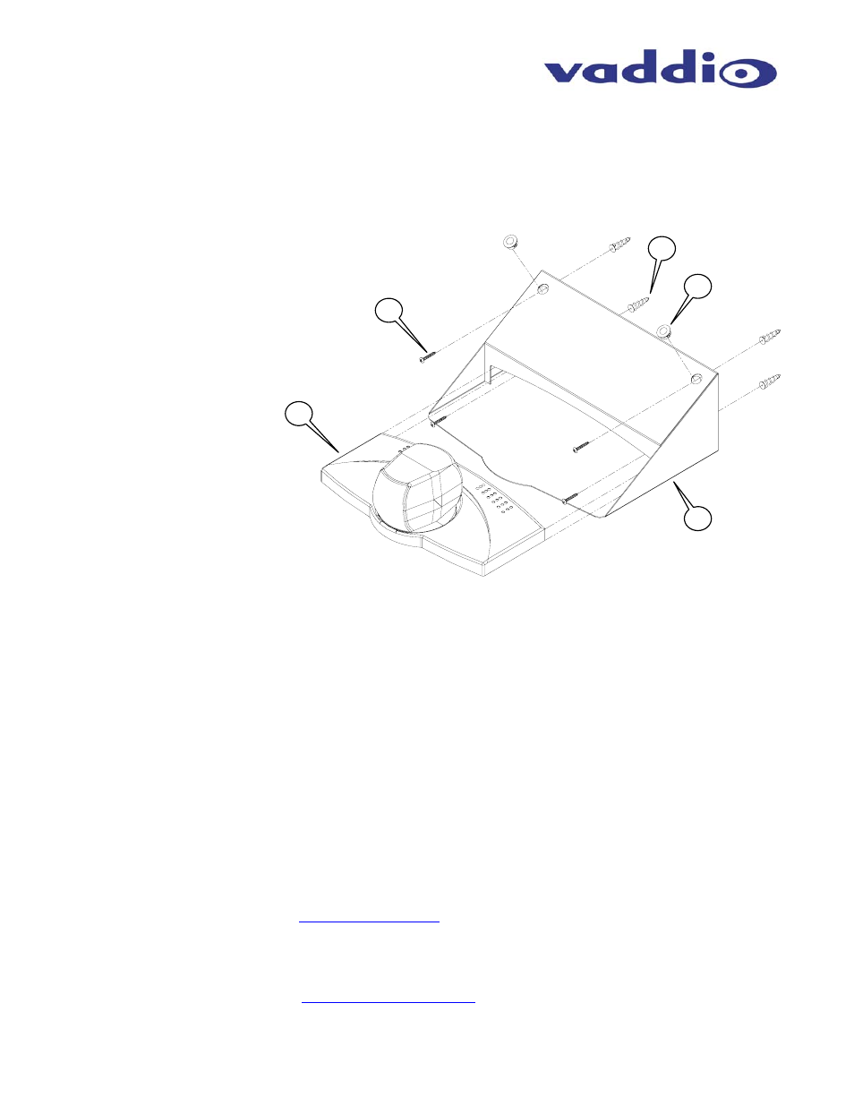 Vaddio Thin Profile Wall Mount Bracket for CISCO Set-top Codecs User Manual | Page 2 / 2