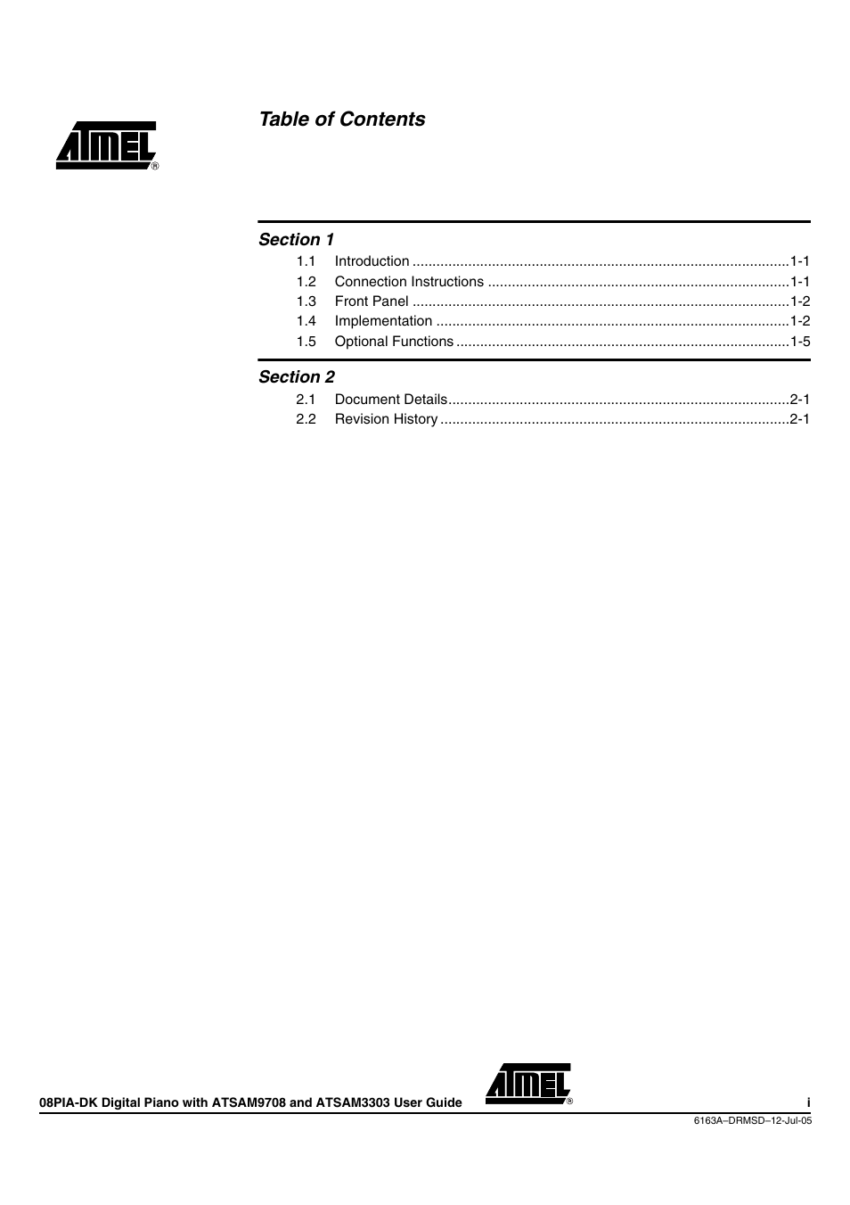 Atmel 08PIA-DK User Manual | Page 3 / 13