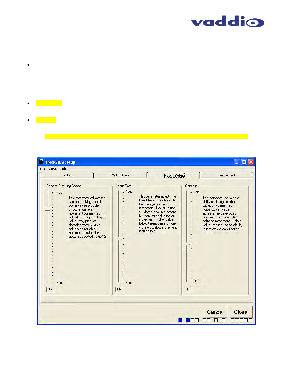 Vaddio TrackVIEW User Manual | Page 17 / 30