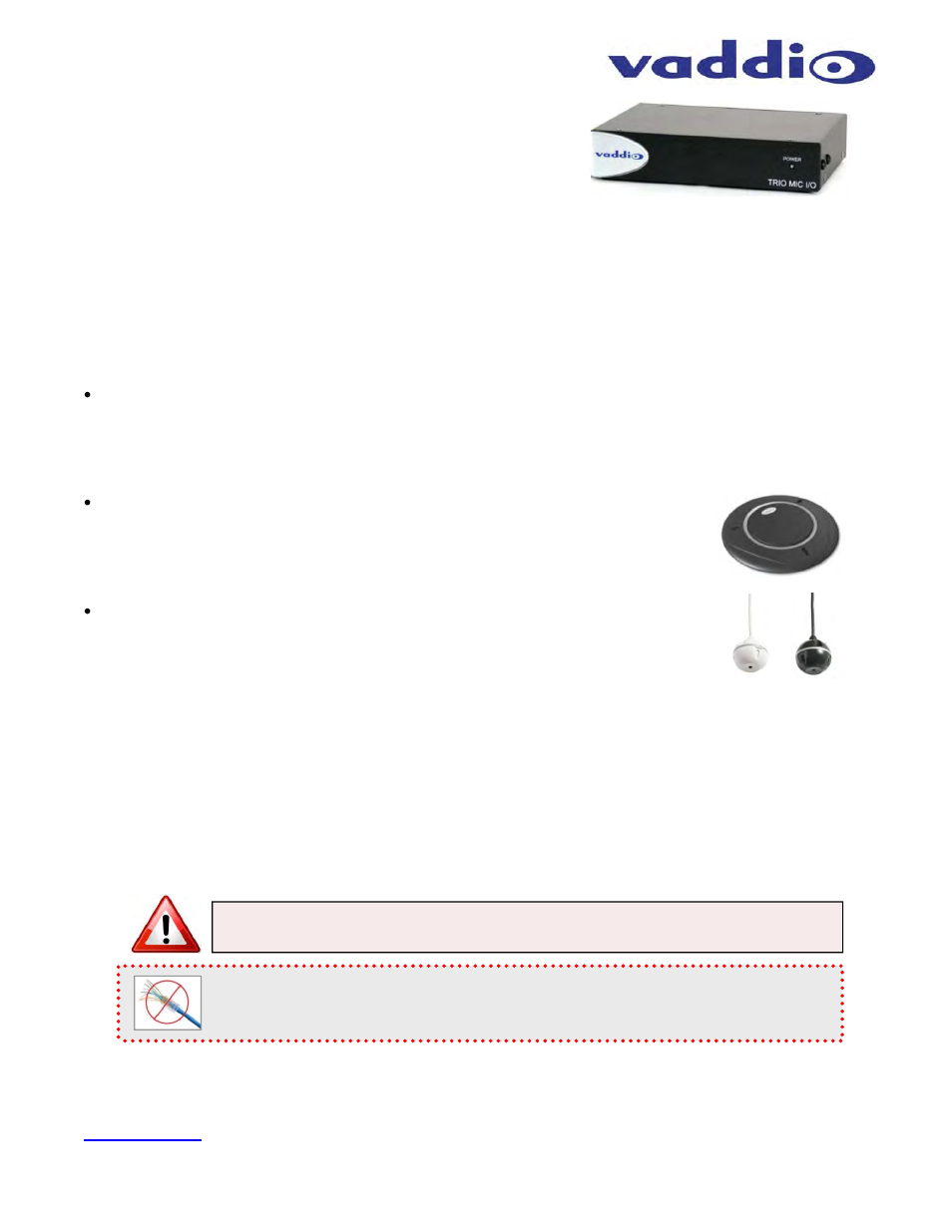 Vaddio TRIO Solutions User Manual | Page 4 / 16