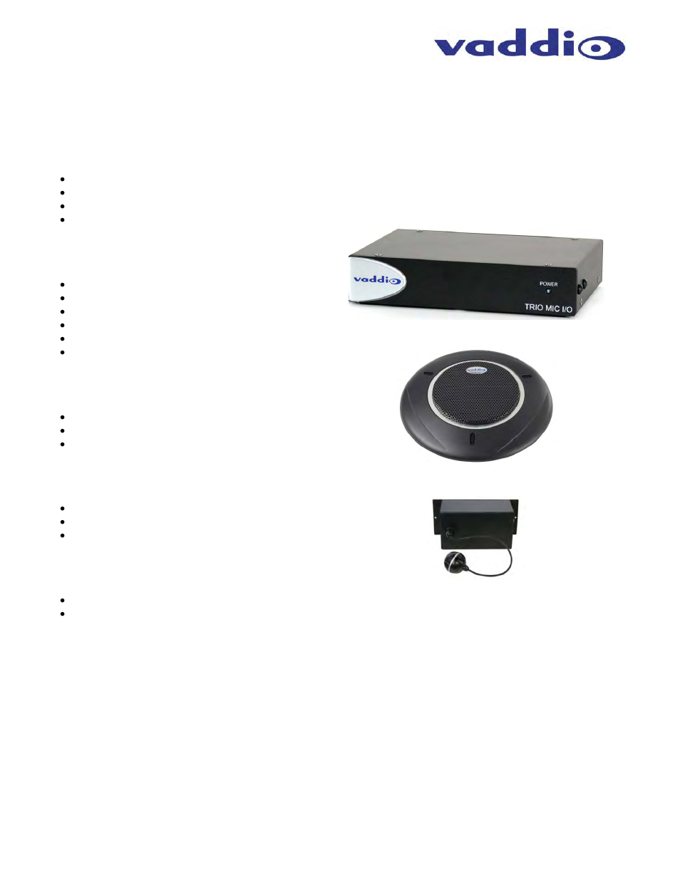 Vaddio TRIO Solutions User Manual | Page 5 / 16