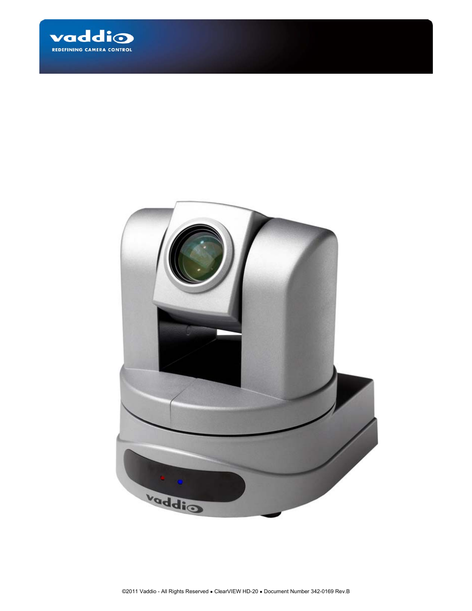 Vaddio ClearVIEW HD-20 User Manual | 16 pages
