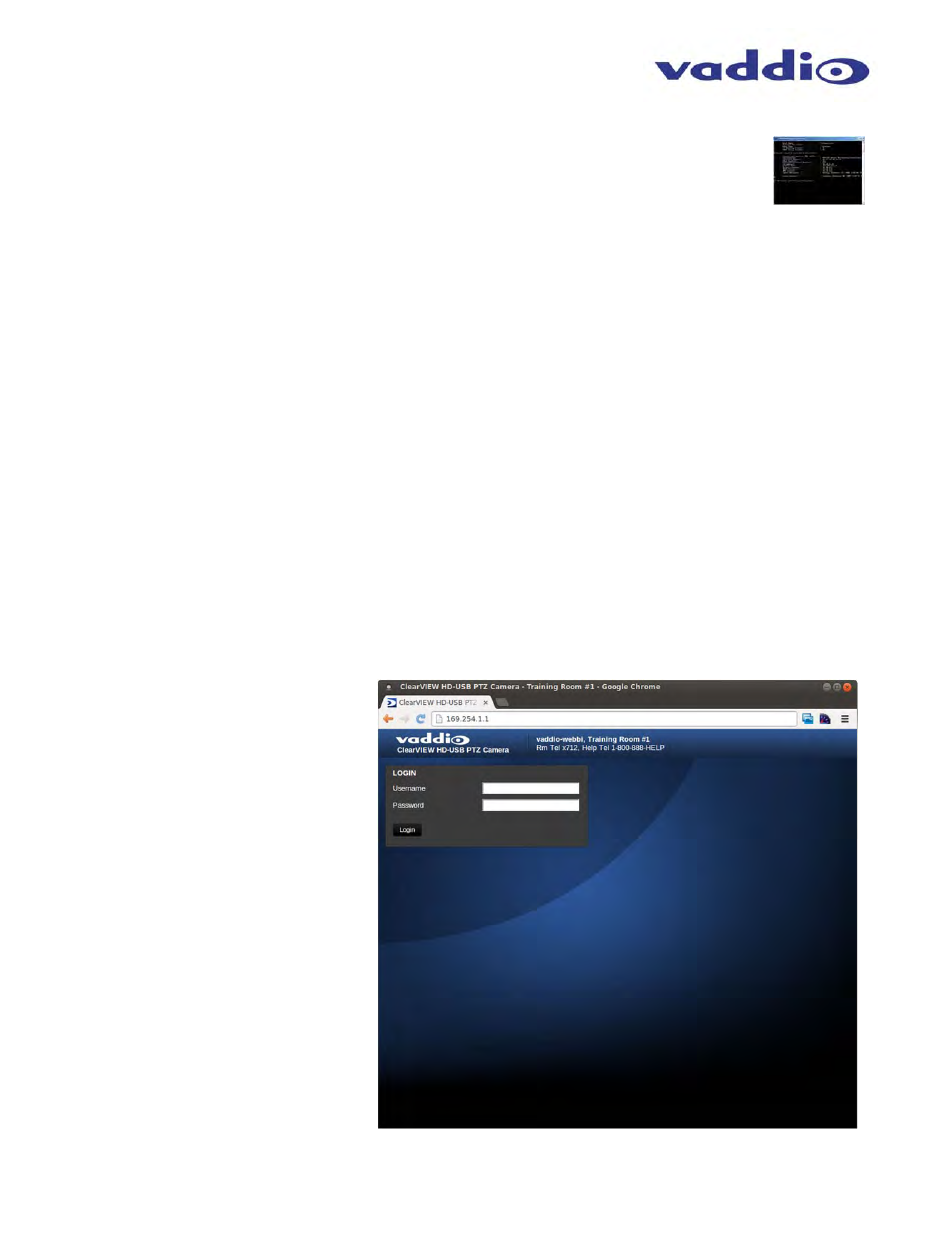 Vaddio ClearVIEW HD-USB User Manual | Page 11 / 36