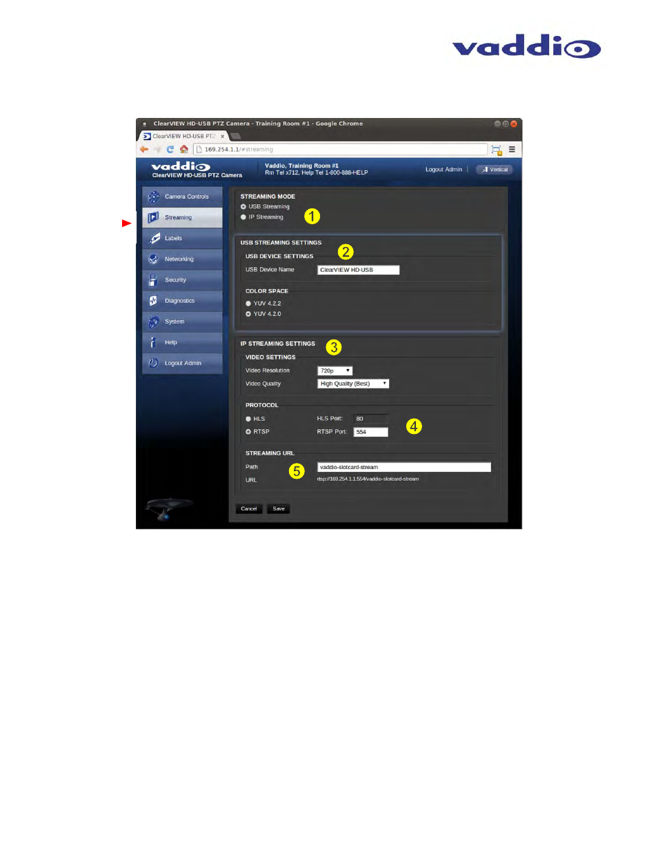 Vaddio ClearVIEW HD-USB User Manual | Page 14 / 36