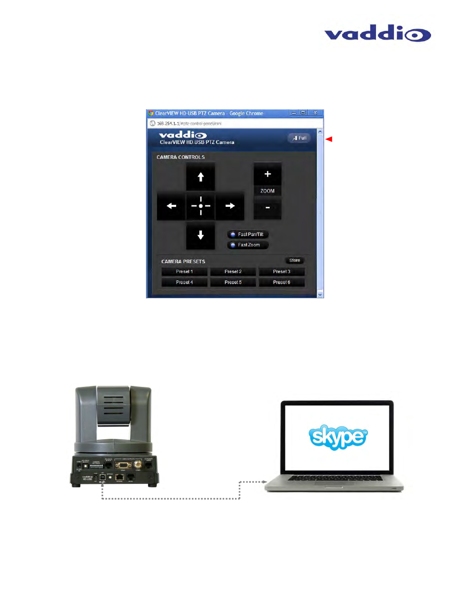 Vaddio ClearVIEW HD-USB User Manual | Page 20 / 36