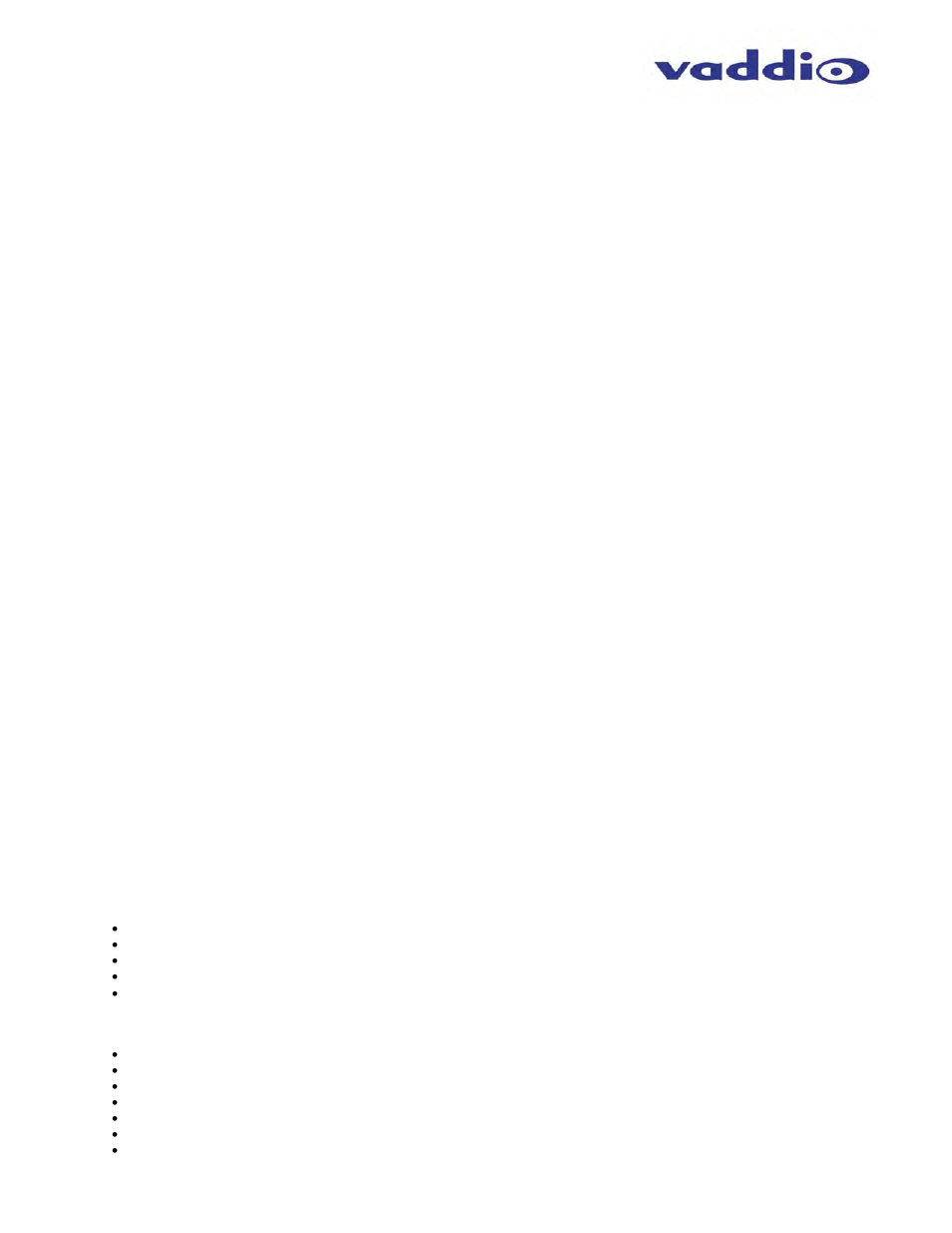 Vaddio ClearVIEW HD-USB User Manual | Page 25 / 36