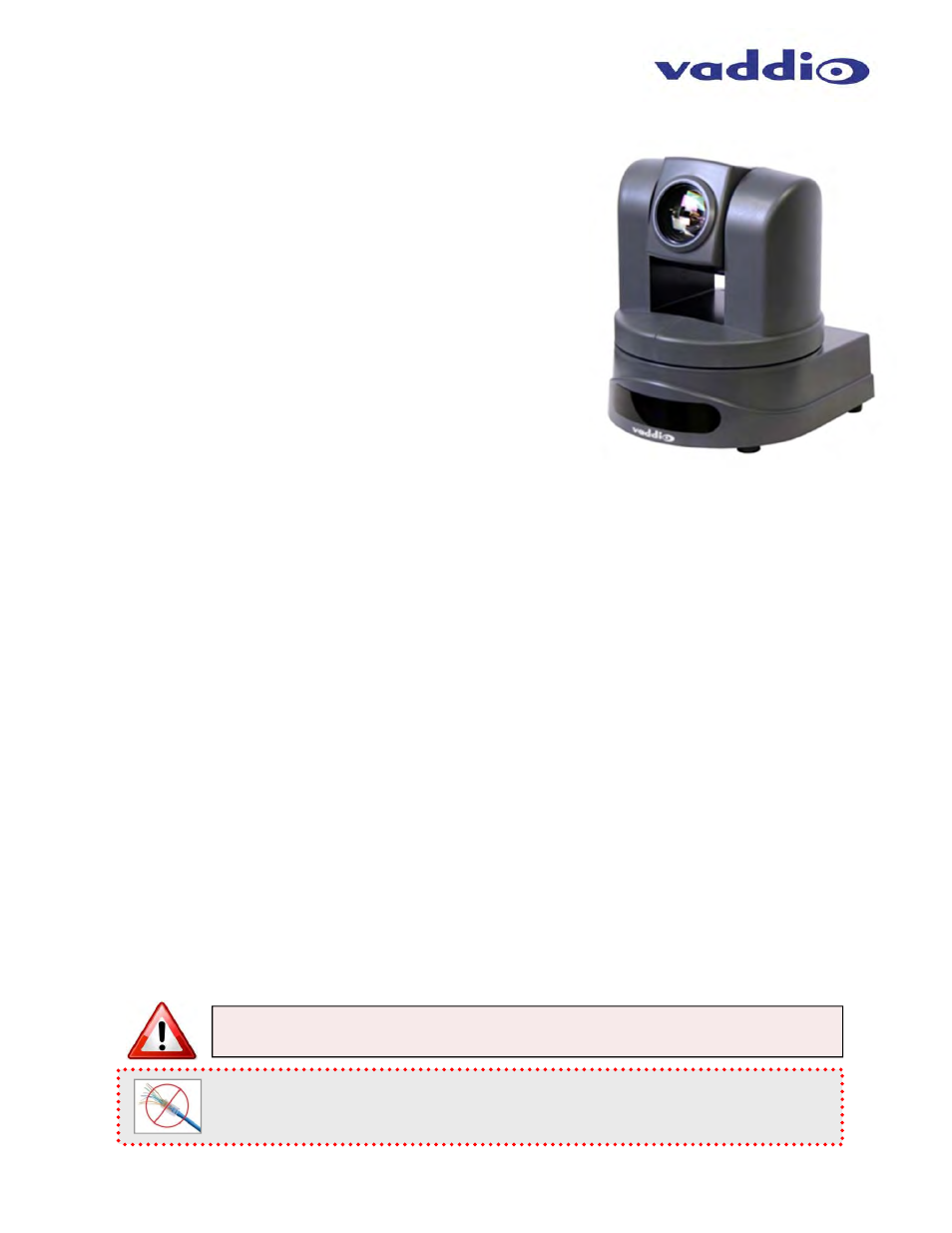 Vaddio ClearVIEW HD-USB User Manual | Page 3 / 36