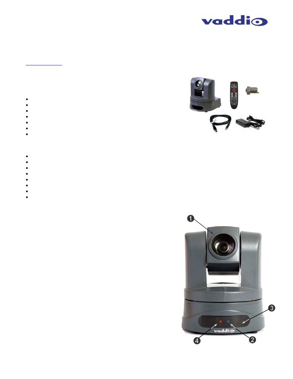 Vaddio ClearVIEW HD-USB User Manual | Page 4 / 36